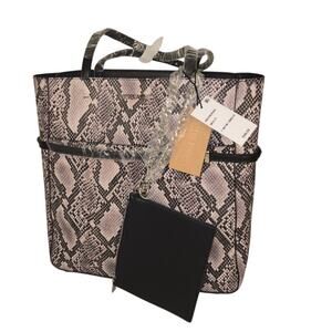 Steve Madden Faux snakeskin tote/purse/bag NWT
